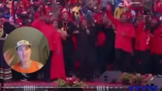 TRUMP SHOWS SOUTH AFRICAN PRESIDENT VIDEO OF CALL FOR MACHINE GUN MURDER OF WHITE SA FARMERS!