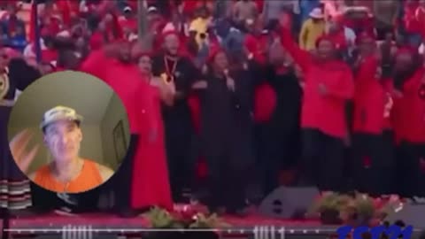 TRUMP SHOWS SOUTH AFRICAN PRESIDENT VIDEO OF CALL FOR MACHINE GUN MURDER OF WHITE SA FARMERS!