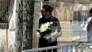 ⚽️🕯️ VELORIO EMOTIVO EN GONDOMAR: FIGURAS DEL FÚTBOL UNIDAS POR DIOGO JOTA Y ANDRÉ SILVA ⚽️🕯️