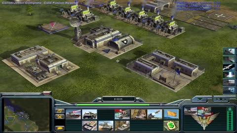 Command and Conquer Generals Zero Hour: USA vs GLA Skirmish