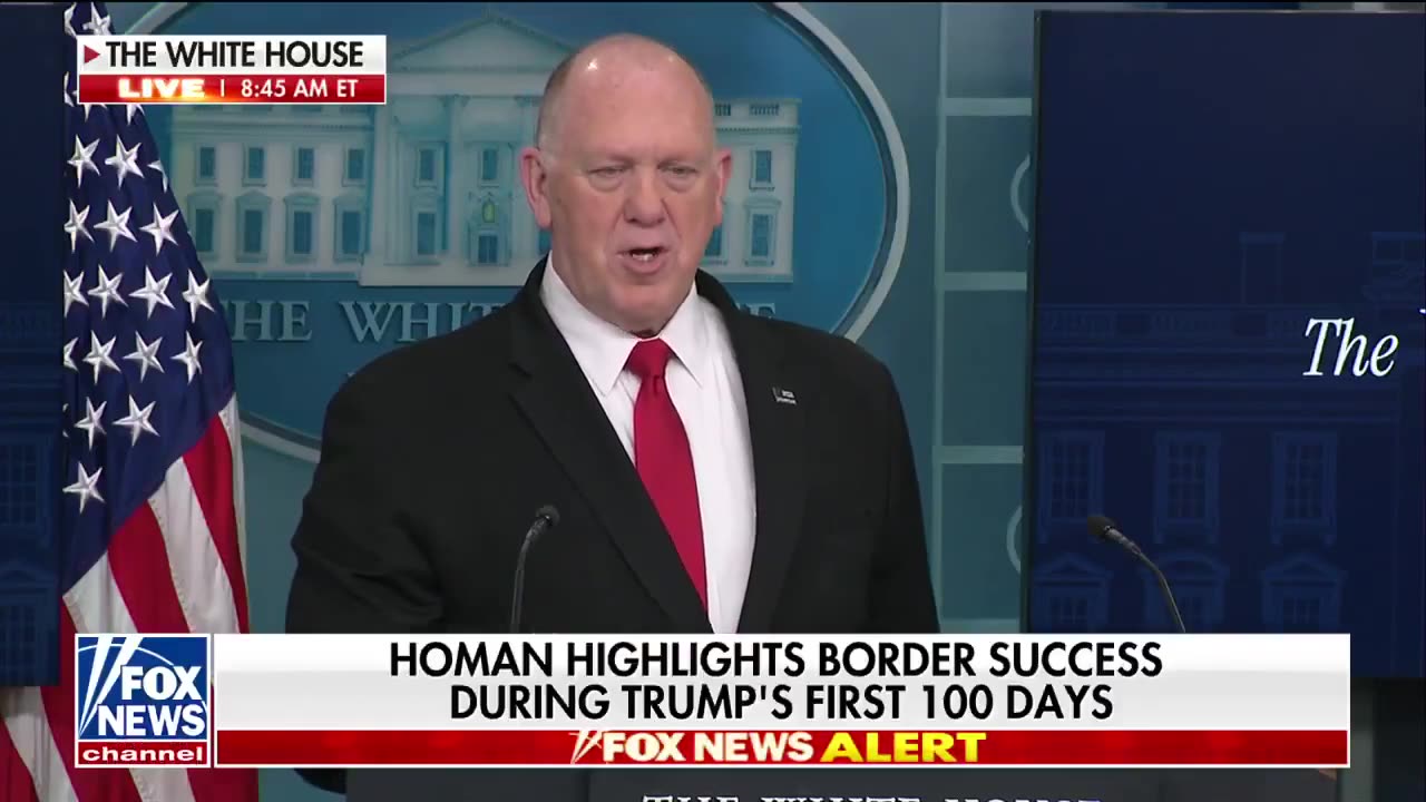 Tom Homan compares border statistics between the Biden Administration and the Trump Administration
