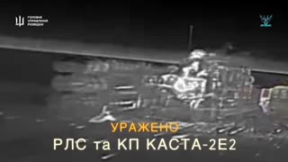 Ukrainian Drones Come Screaming Up the Water's Surface and Smashing into Coastal Defenses of Crimea