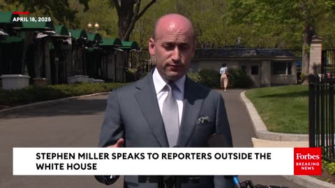 FULL GAGGLE: Stephen Miller Responds To Van Hollen's Trip To El Salvador To Check On Abrego Garcia