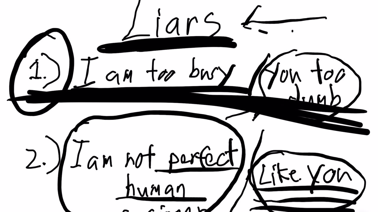 Liars do this