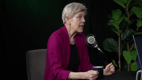 Podcast host Sam Fragoso GRILLS Elizabeth Warren on her past defense of Biden's mental fitness