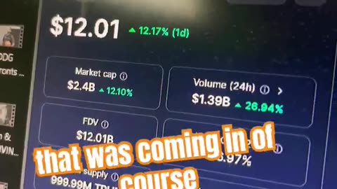 official trump trump crypto market price prediction news today #fyp