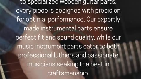 Exotic Wood Zone offers premium guitar part