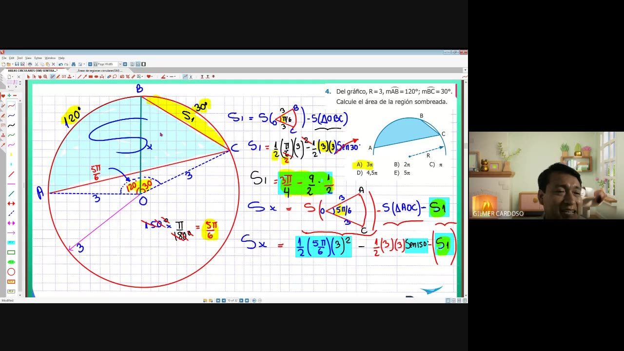 PAMER SEMESTRAL 2023 | Semana 11 | Geometría: Áreas Circulares