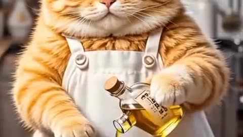 glutton cat cook