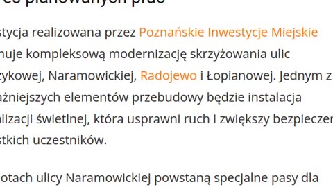Impresje Poznańskiego Inżyniera Ruchu - Naramowicka / Radojewo / Lubczykowa / Łopianowa PRZEBUDOWA