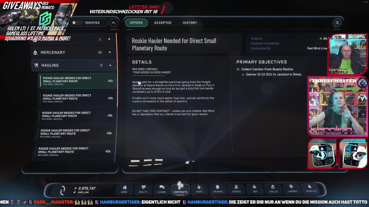 🔴 Pilotenausbildung !Tobii Bonanza 🔴 !Giveaway GOLEM LTI Pack | !Gameglass Lifetime | St.Patrick´s LTI Pack +++ [🔞🇩🇪]