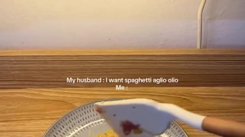 "Special Spaghetti for My Husband
