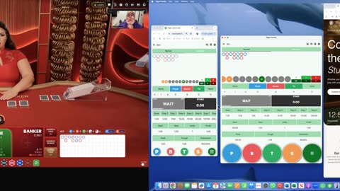 Win Playing Baccarat, SEI I using 3 Apps on one shoe, only for our subscribers at RigelCastle.com