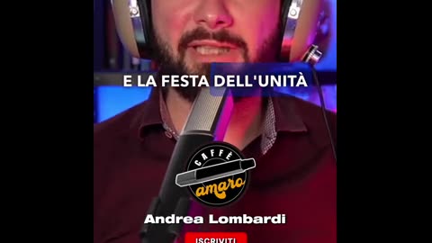 Con il machete alla Festa dell'Unità.