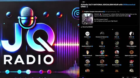 JQ Radio 24/7: National Socialism with Zach Logos and European Ethos Project