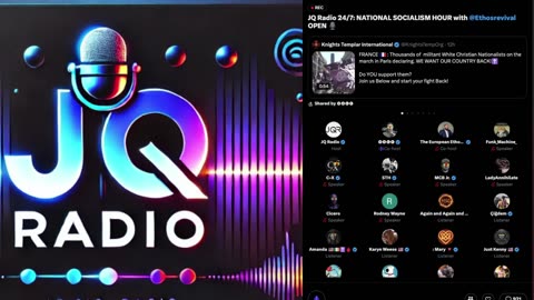 JQ Radio 24/7: National Socialism with Zach Logos and European Ethos Project