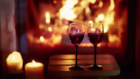 Fireplace fire, bells, Powerful cleansing of Aura and Space. Music for two