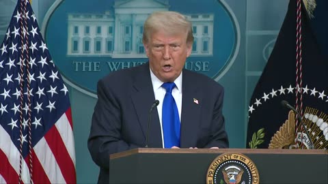 President Trump Holds a Press Conference at the White House