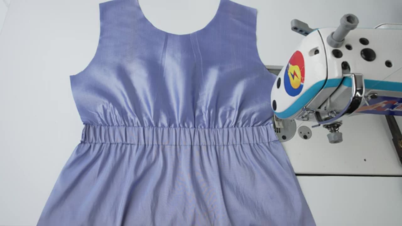 Episode-3 Smart Idea for Professionally Sewing Elastic on the Waist of a Blouse Sewing Techniques