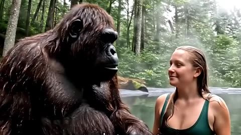 Bigfoot meets the love of his life