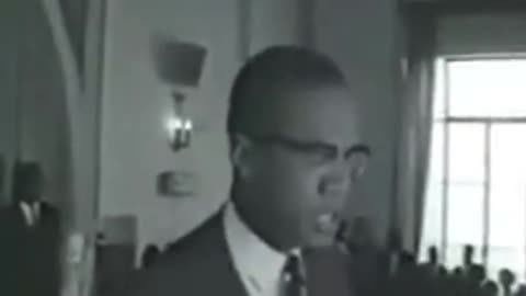 Malcolm X on the role of the police and media in portraying Black people as criminals