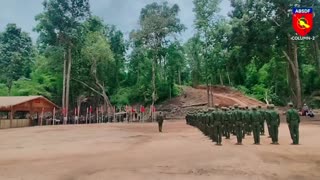 🎖️🔥 Myanmar War | ABSDF Column 2 Week 9 Training Graduation Highlights | RCF