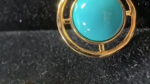 250516-13 Sleeping Beauty Turquoise in 14K Gold: Mastering Low - Key Luxury