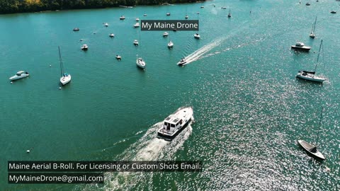 Maine B-Roll (No Sound): Boating on the Harraseeket River, Freeport, Maine Video 5