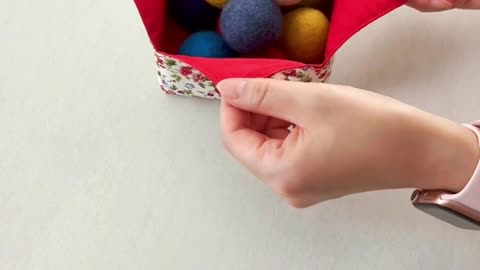 Lotus Fabric Box🎁✨ | DIY | Quick Sewing Tips No.296