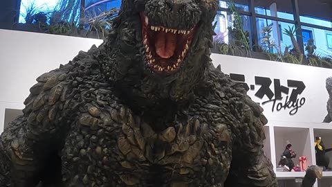Godzilla Statue - Shinjuku City Store #shorts