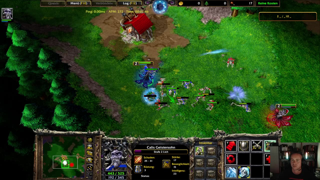 Warcraft 3 TFT - UNDEAD Micro Training LVL 2