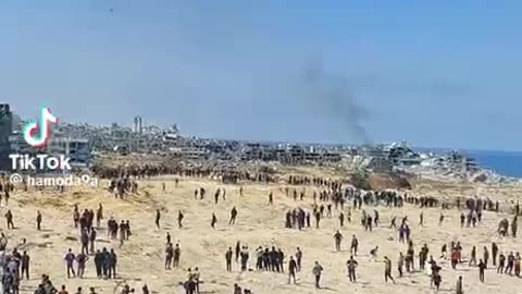 Reportedly two Chinese planes airdrops food and supplies to the newly created Gaza 'Ghettos'..