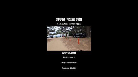 해루질 가능한 해변