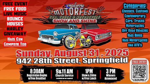 Motorfest 2025 (11 am Service) | Crossfire Healing House