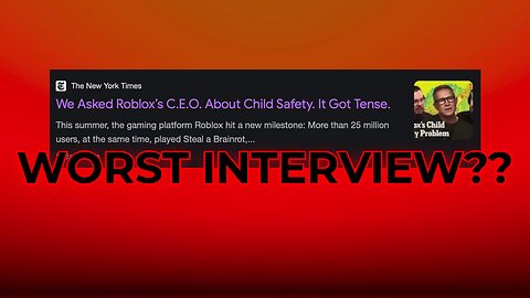 My Response to the New York Times Interview with Roblox's CEO
