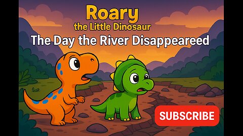 The Daily Stories | Roary the Little Dinosaur - Episode 7 | The Day the River Disappeared
