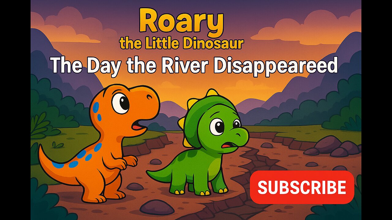 The Daily Stories | Roary the Little Dinosaur - Episode 7 | The Day the River Disappeared