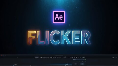 Flicker Like a Pro! Stunning Text Flicker Animation Tutorial in After Effects
