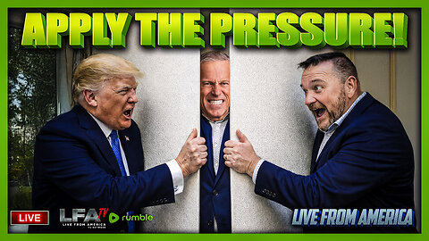 APPLY THE PRESSURE! | LIVE FROM AMERICA 2.12.26 11AM
