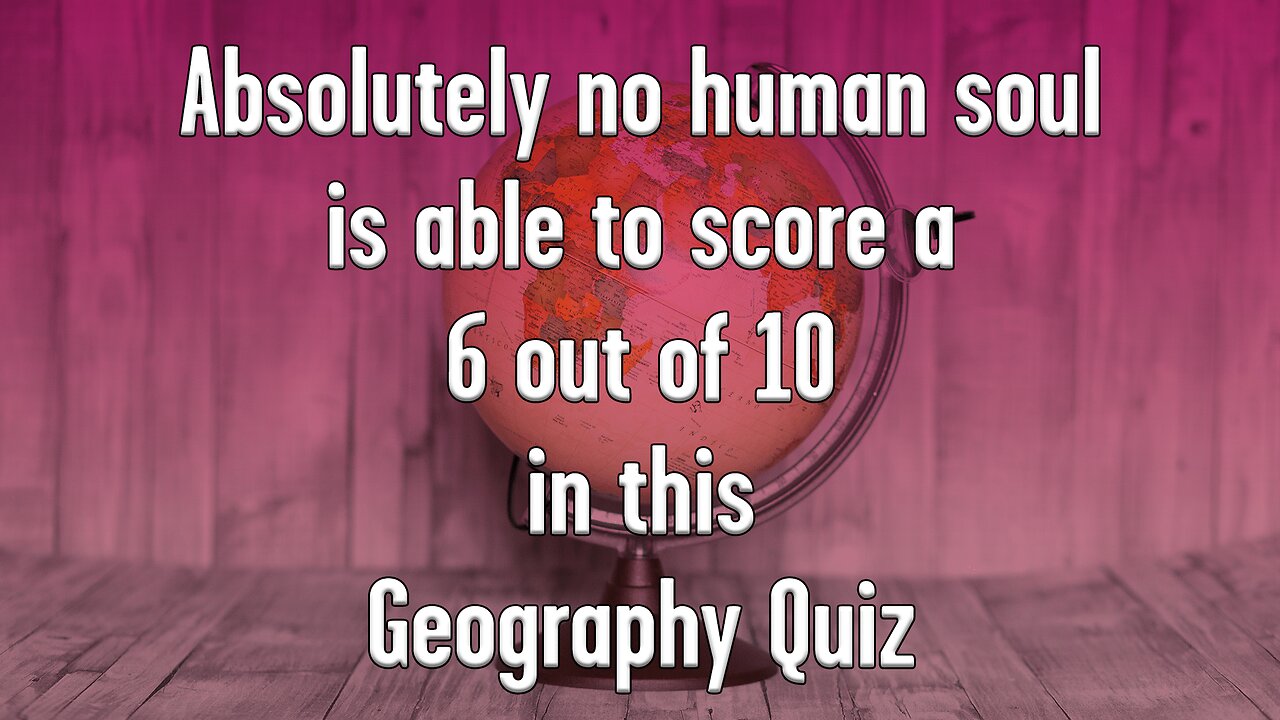 Challenging Geography Quiz