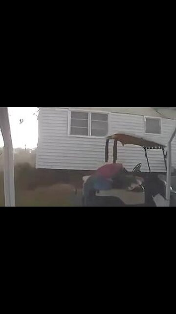 THIS STORM DIDN'T BLOW OVER 💨🏚 IT ALMOST BLEW HER HOUSE AWAY❗