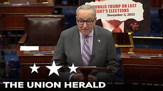 Senate Democratic Leader Schumer Delivers Remarks on the 37th Day of the Government Shutdown