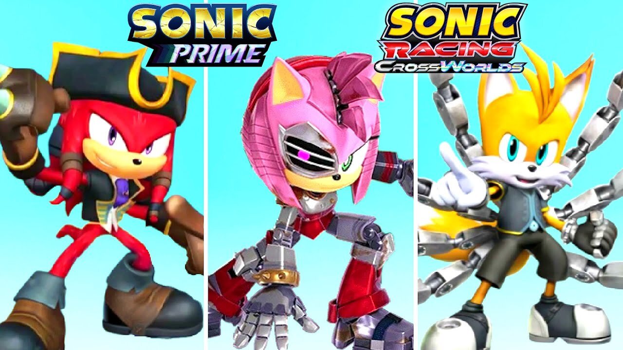 Sonic Prime DLC Characters - Sonic Racing Crossworlds