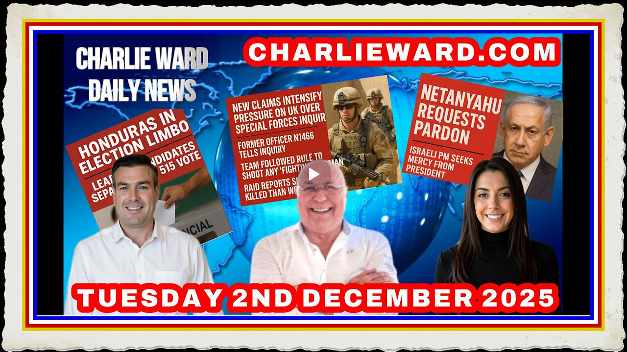 CHARLIE WARD DAILY NEWS WITH CHARLIE WARD, PAUL BROOKER DREW DEMI TUESDAY 2ND DECEMBER 2025