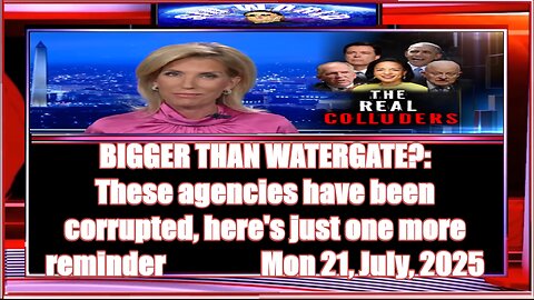BIGGER THAN WATERGATE These agencies have been corrupted, here's just one more reminder