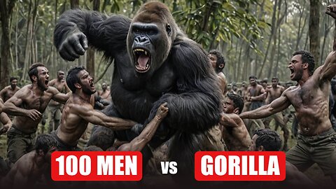 100 Men Vs 1 Gorilla.?? Could the Boys do it.?? Facts Vs Delusion 2025.