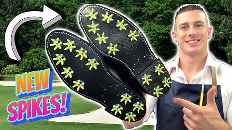 FOOTJOY GOLF SHOES REPAIRED! with Vibram California // Crazy Golf With Ron at Top Golf!