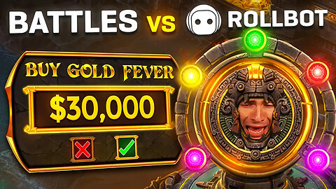 MASSIVE $30,000 GEMS BONANZA BONUS BUY BATTLES AGAINST ROLLBOT 🤖