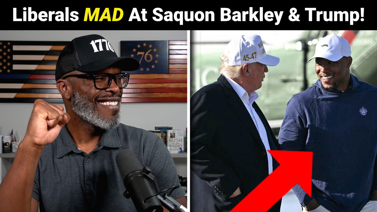 Saquon Barkley Golfs With Trump & Black Liberals HATE IT!