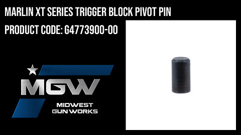 Marlin XT Series Trigger Block Pivot Pin - G4773900-00